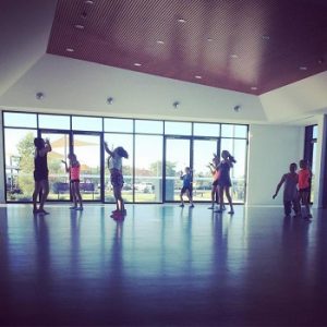 Students taking class at our Harrisdale studio Dancers at Harrisdale studio